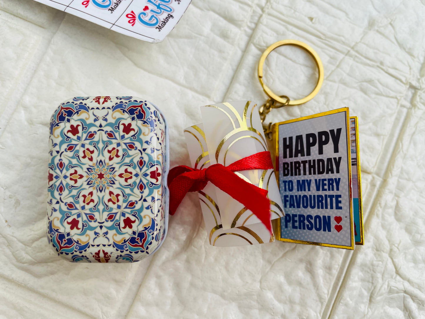 Customized Tin Mini Keychain Album