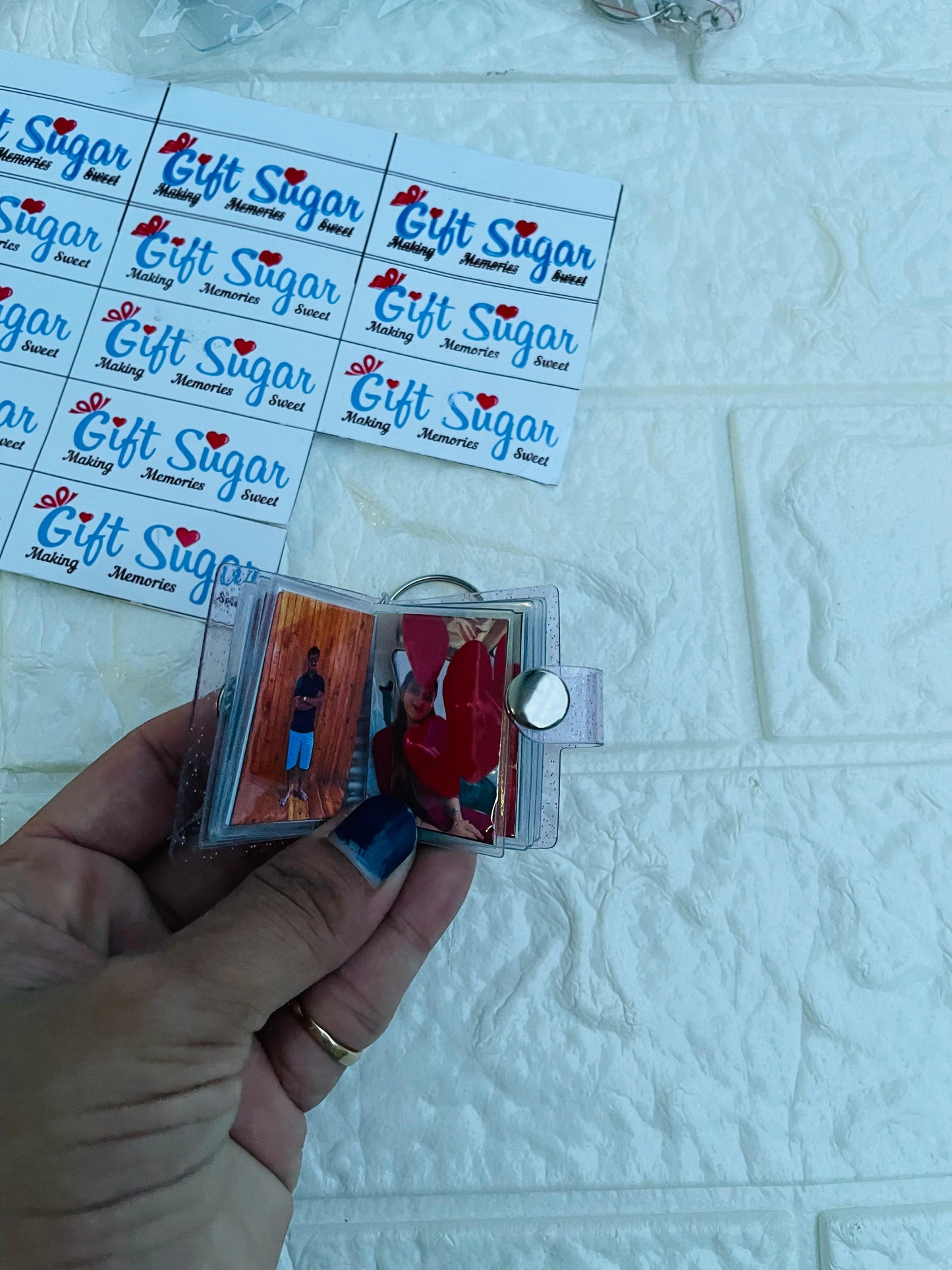 Photo Mini Album keychain