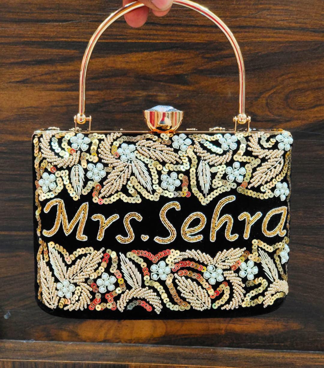 Customized Name Clutch 