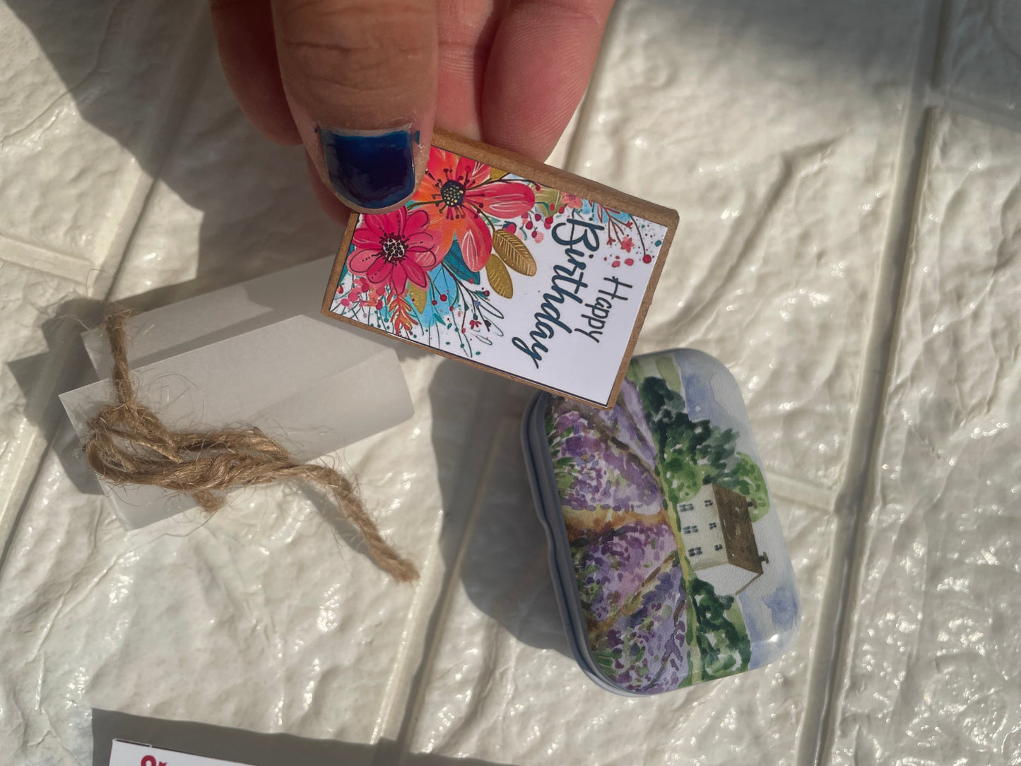 Customized Vintage Tin Mini Album