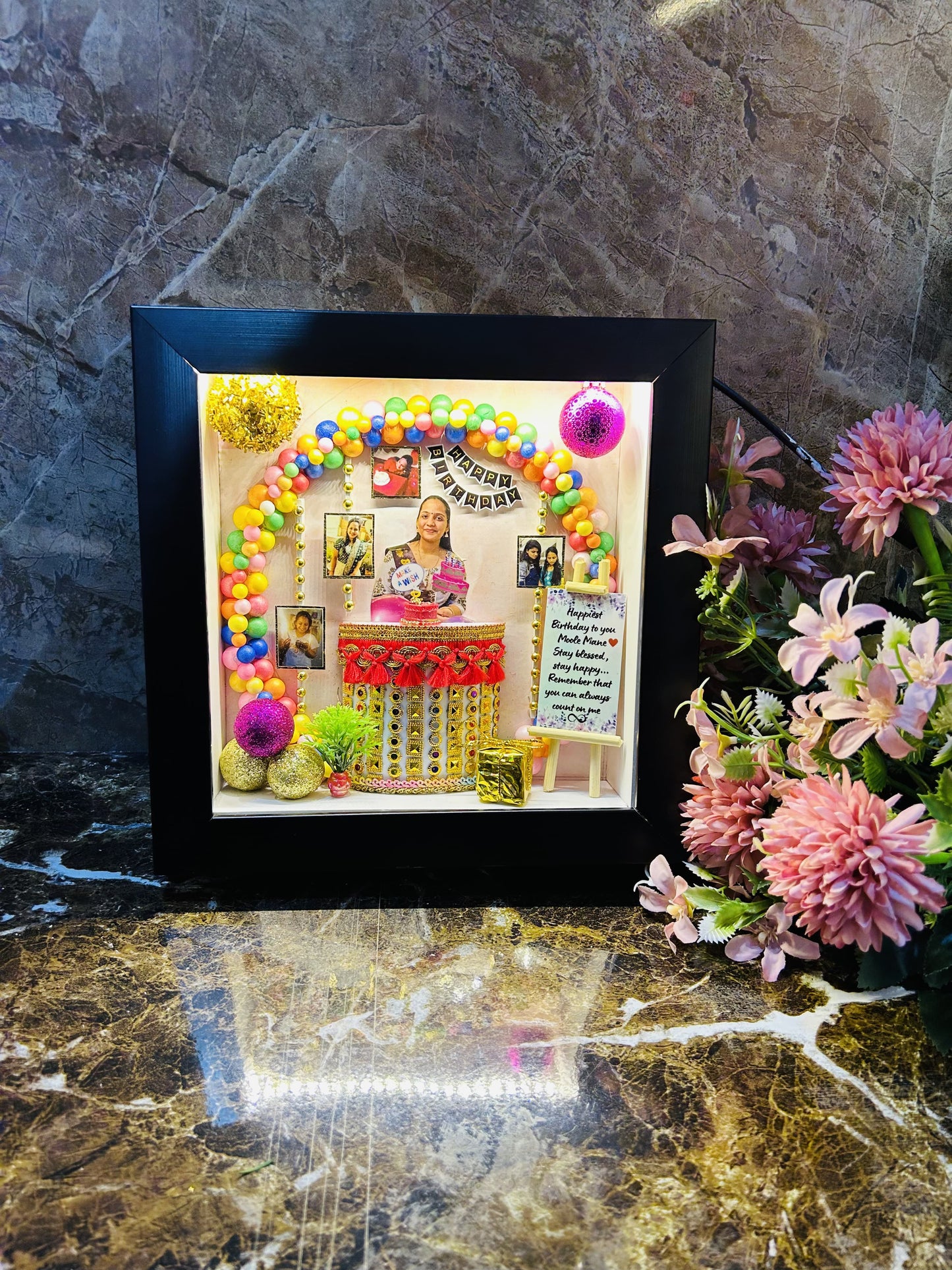 Customized Birthday Theme Miniature Frame