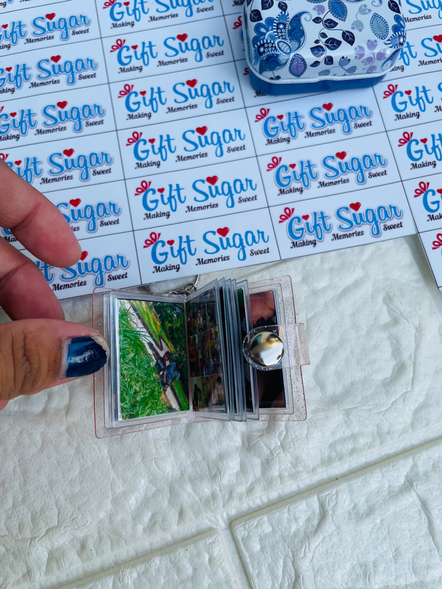 Photo Mini Album keychain