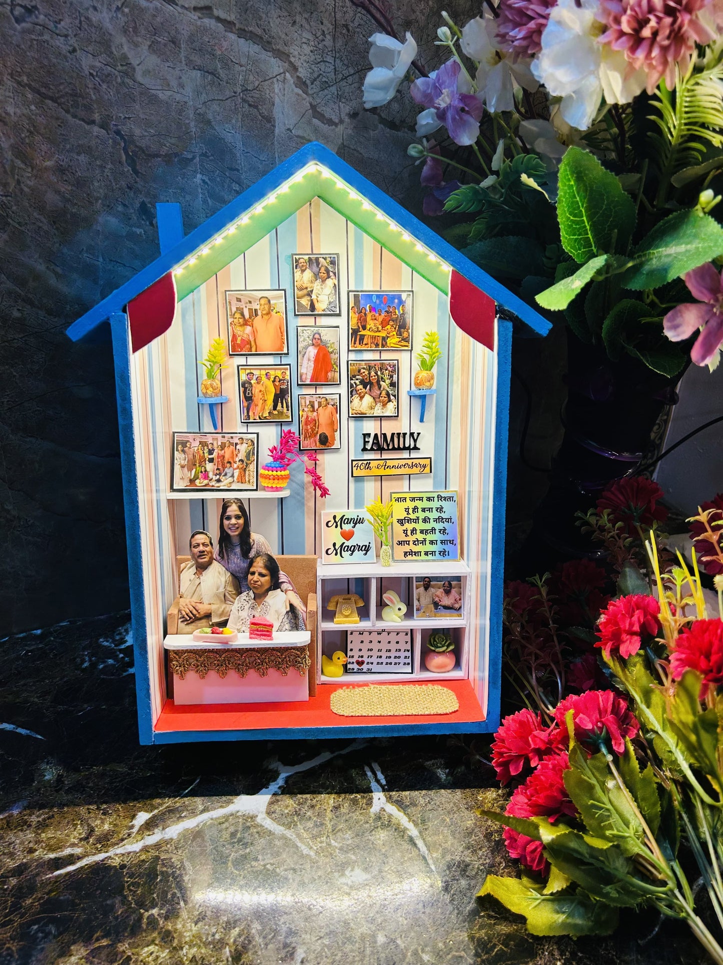 Customized Hut / House Miniature frame