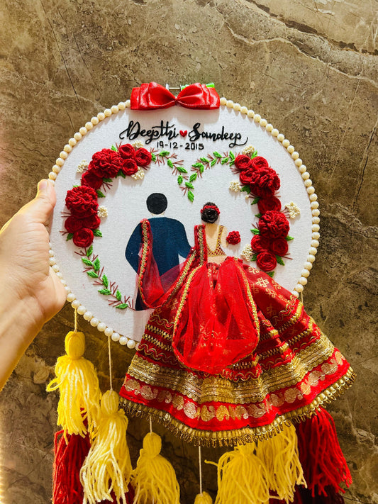 Customized Embroidery Hoop with Tassels