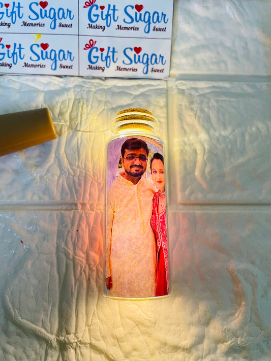 Mini Led Bottle with Pic