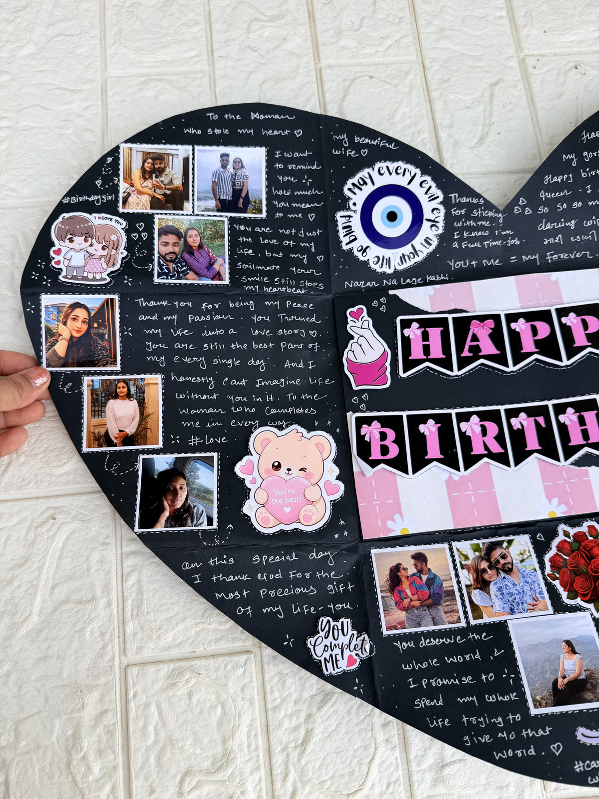 Double Layered Heart Envelope Card (22 Photos)