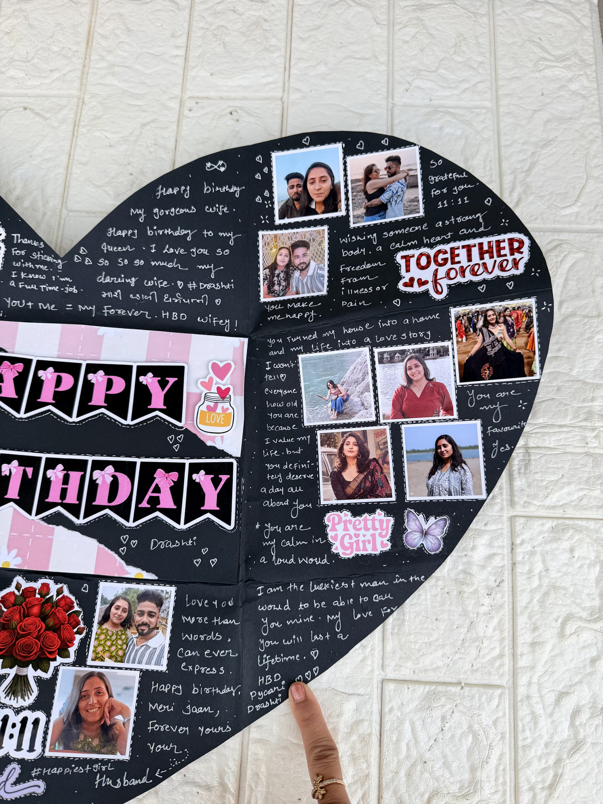 Double Layered Heart Envelope Card (22 Photos)
