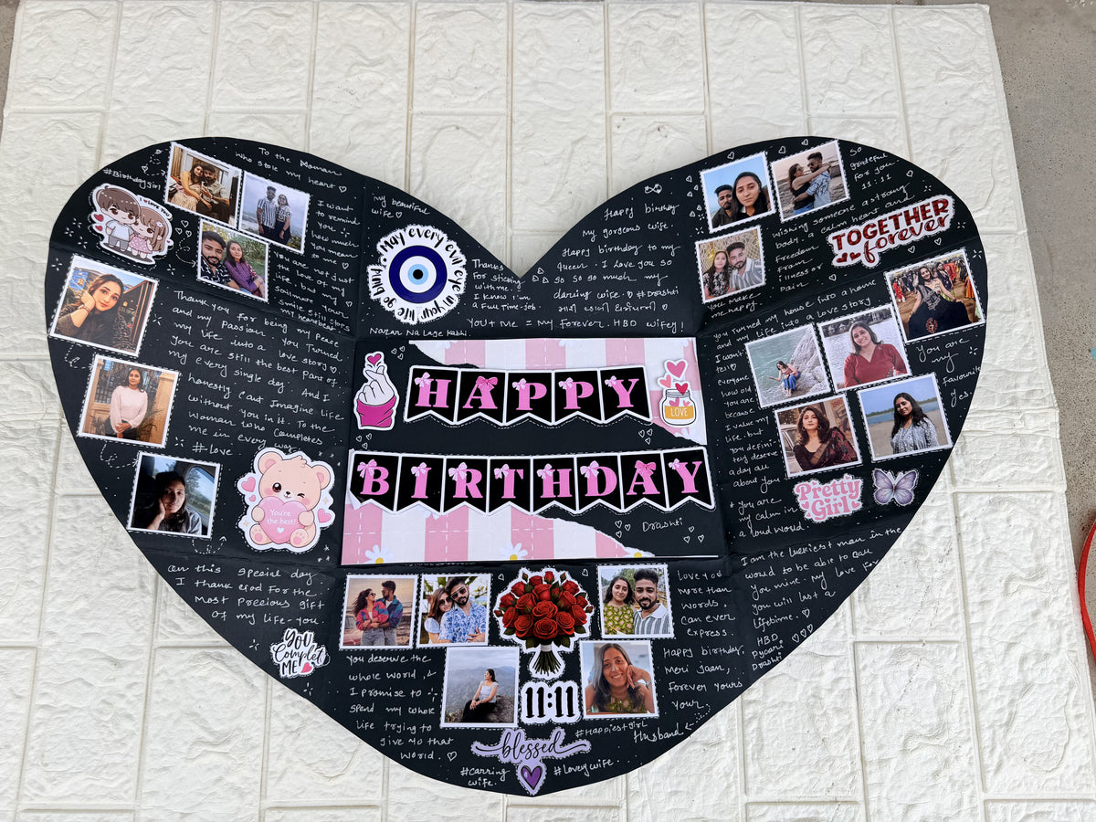 Double Layered Heart Envelope Card (22 Photos)