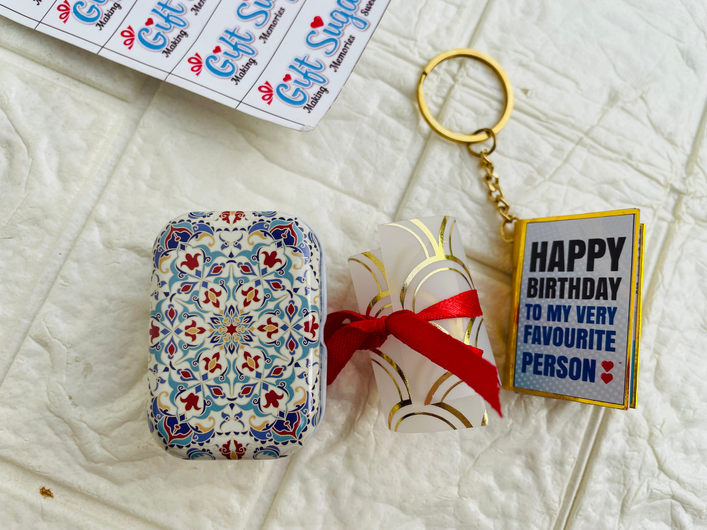 Customized Tin Mini Keychain Album