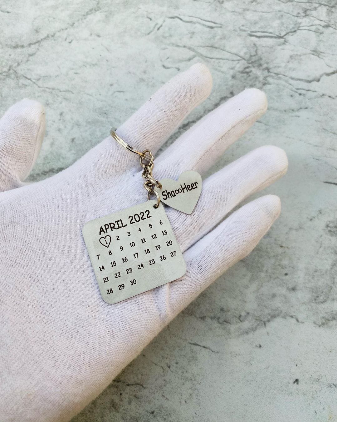 Customized Calendar Keychain