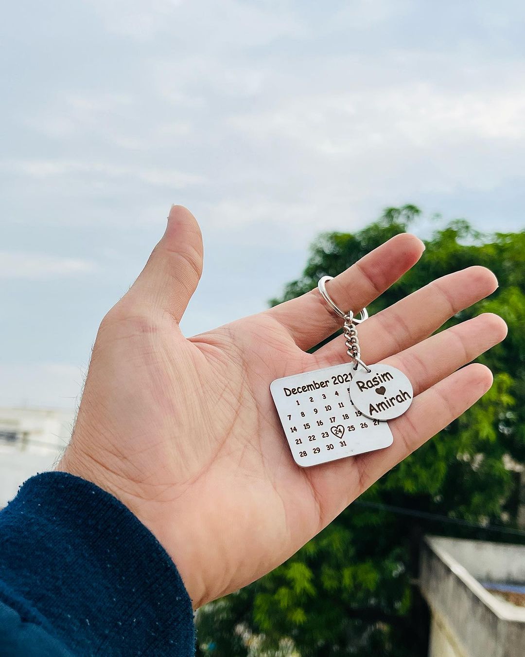 Customized Calendar Keychain