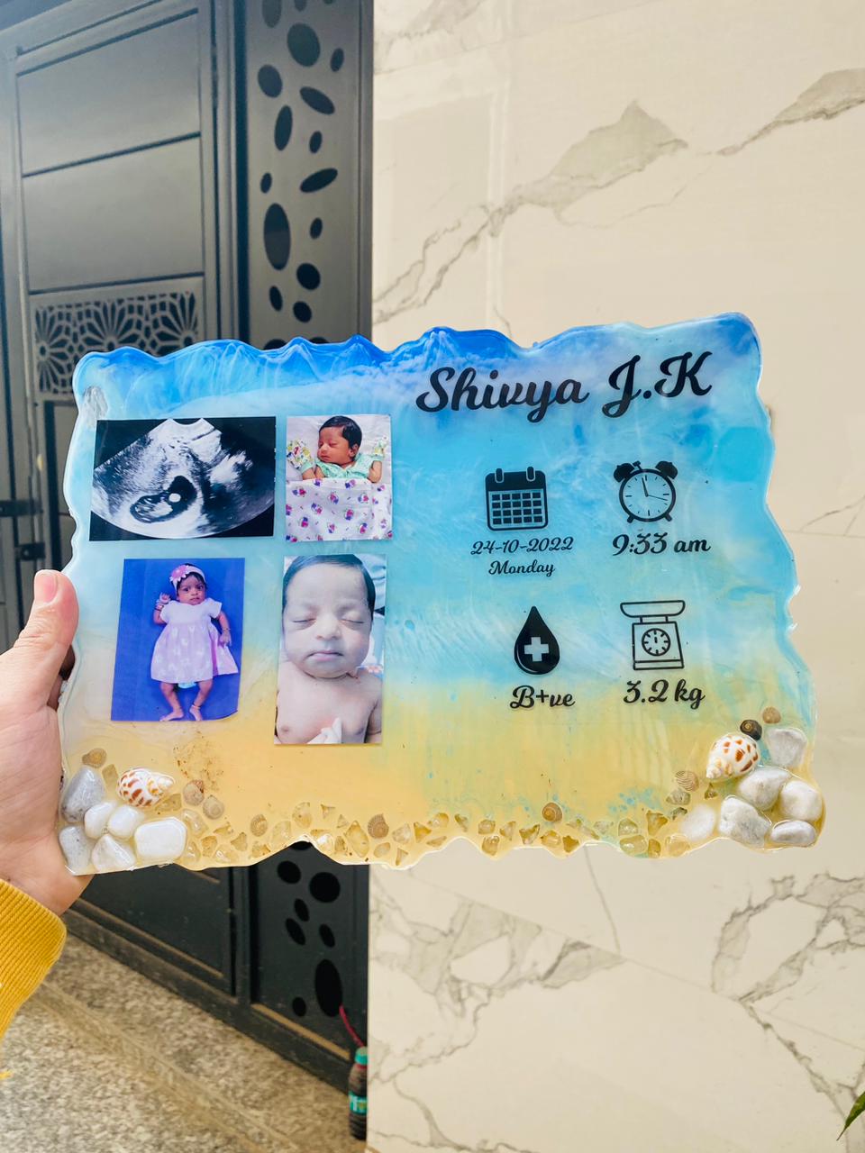 Customized Resin Baby Frame