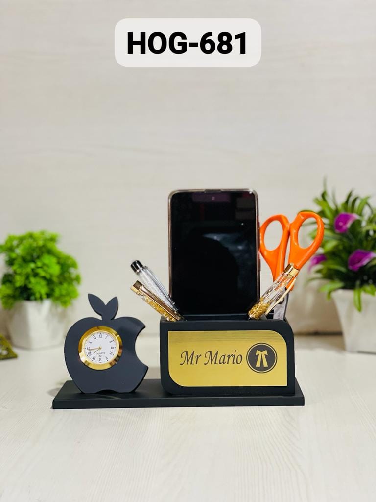 Customized Wooden Pen Stand