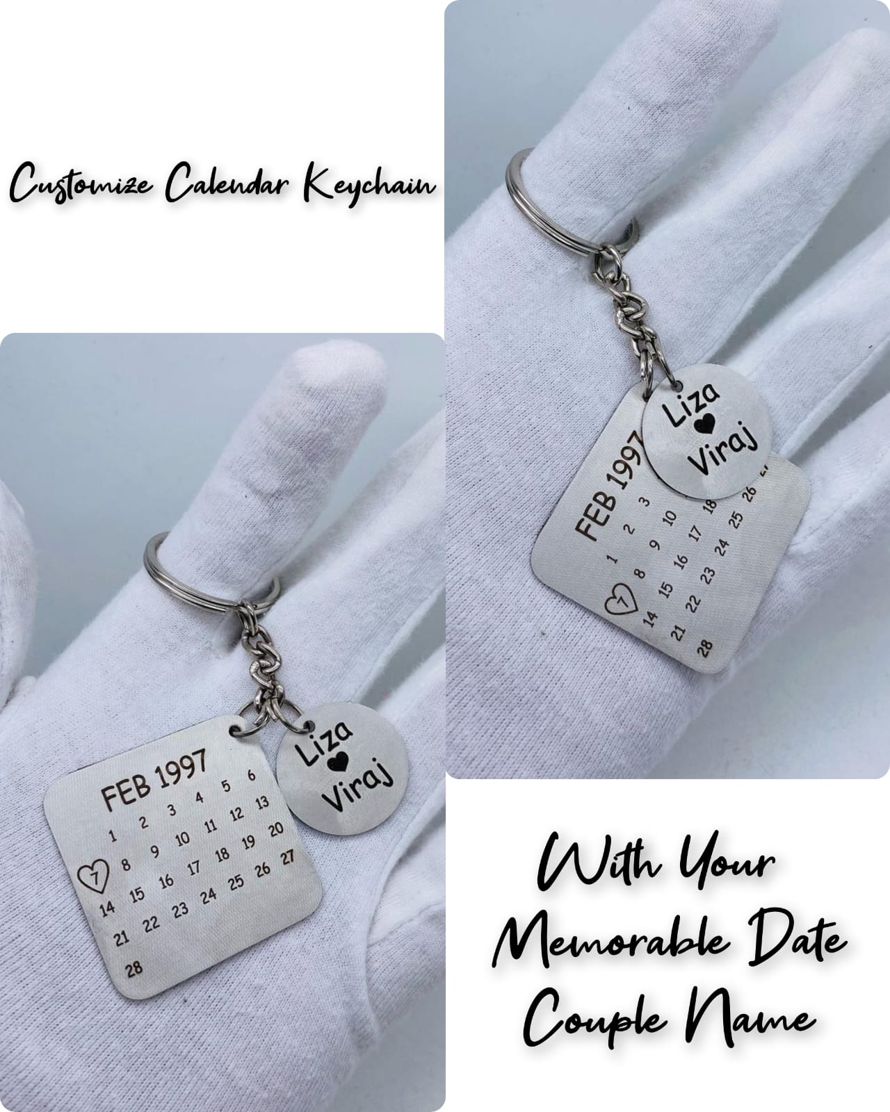 Customized Calendar Keychain