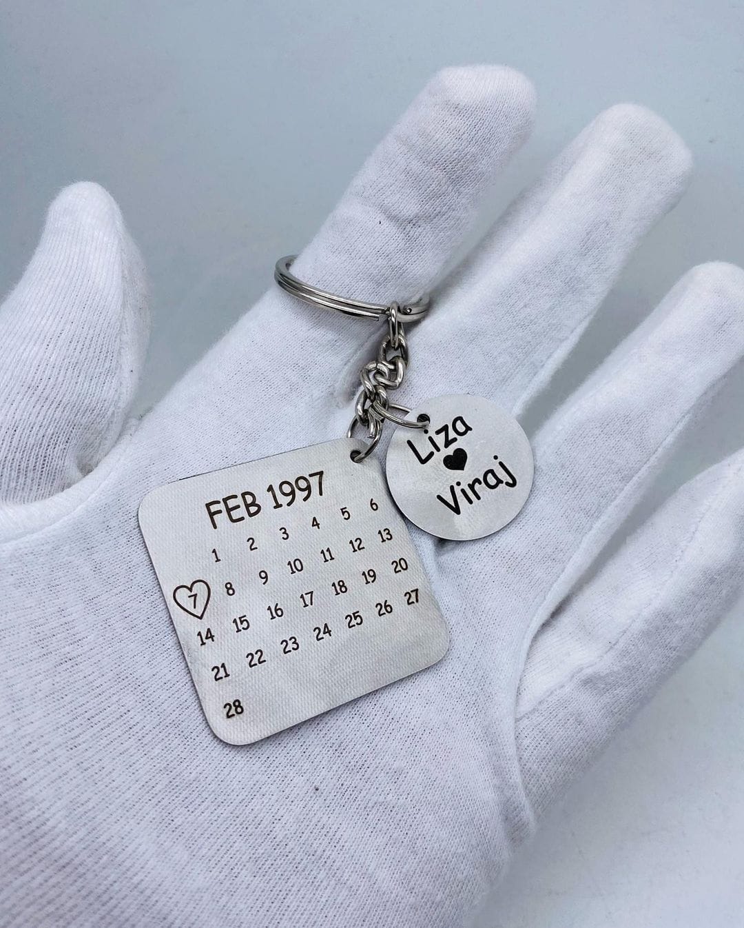 Customized Calendar Keychain