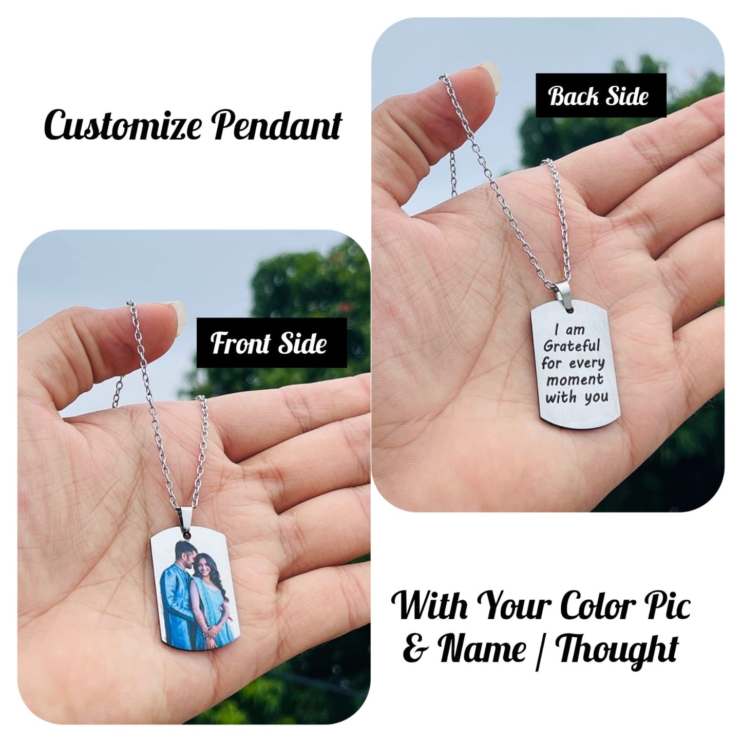 Customized Photo Pendant