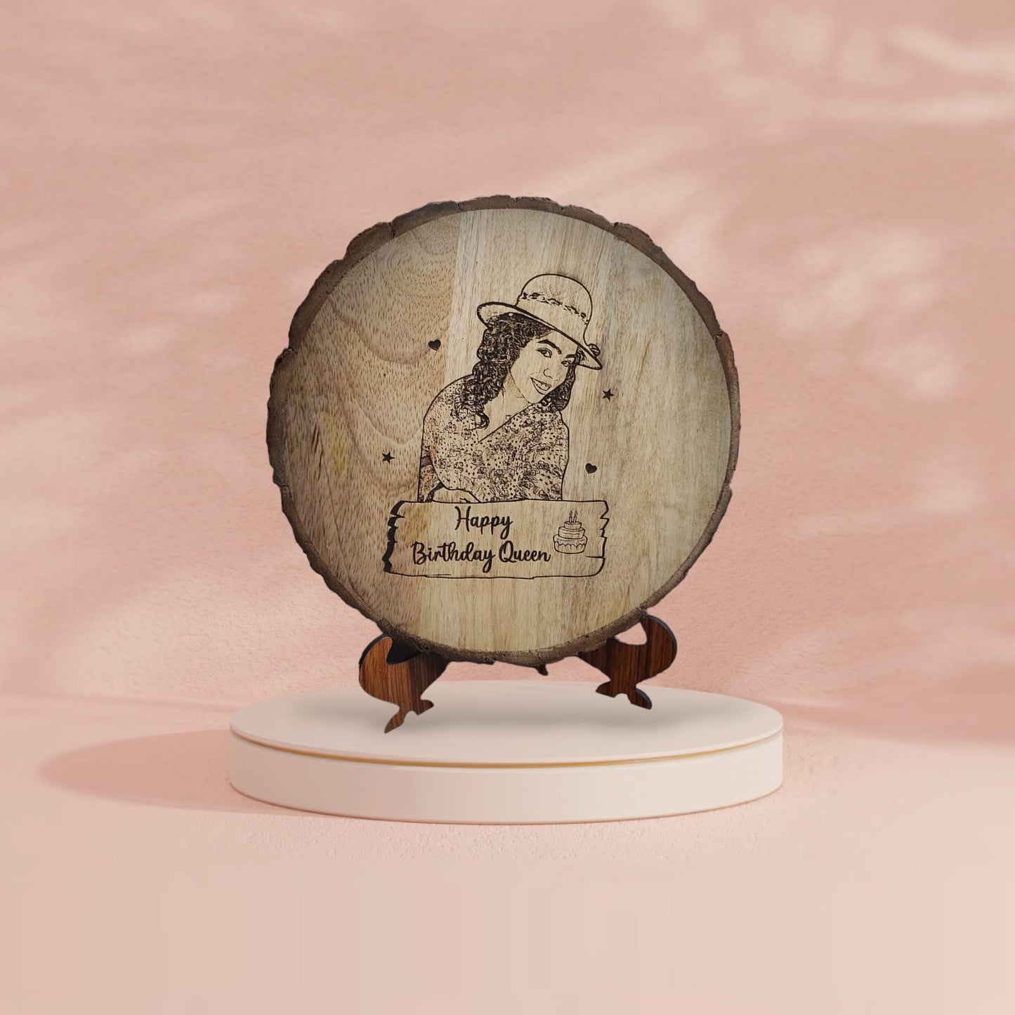 Customized Round Wooden Plank