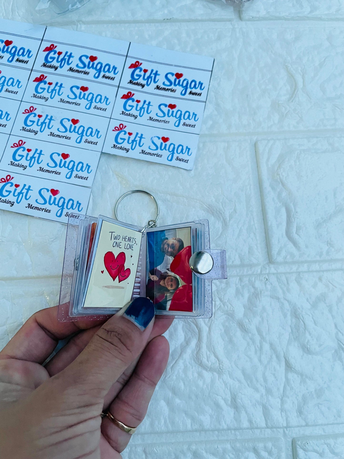 Photo Mini Album keychain