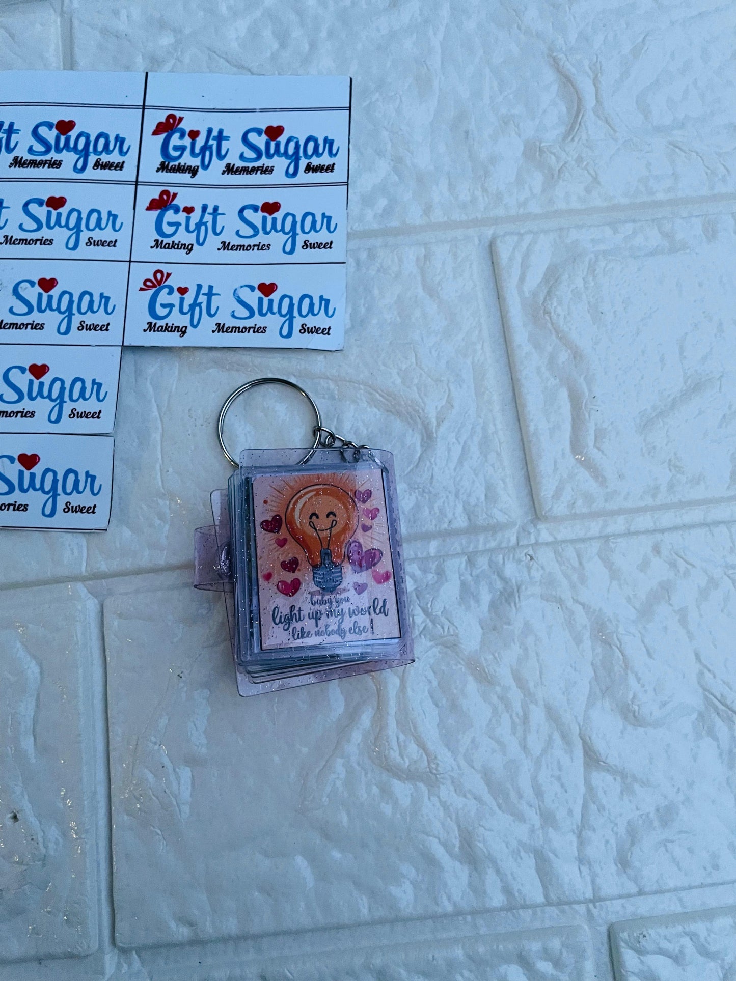 Photo Mini Album keychain