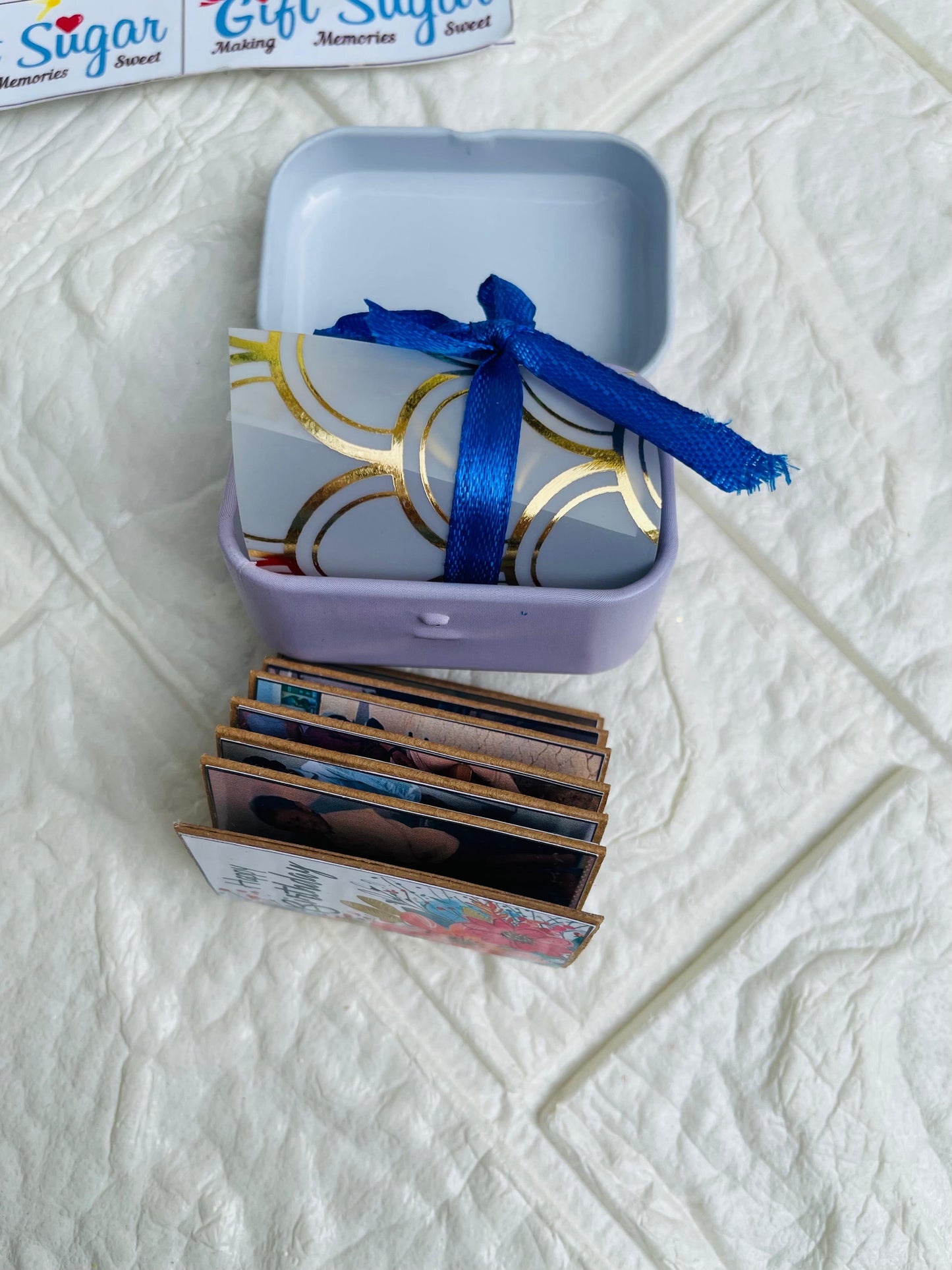 Customized Vintage Tin Mini Album