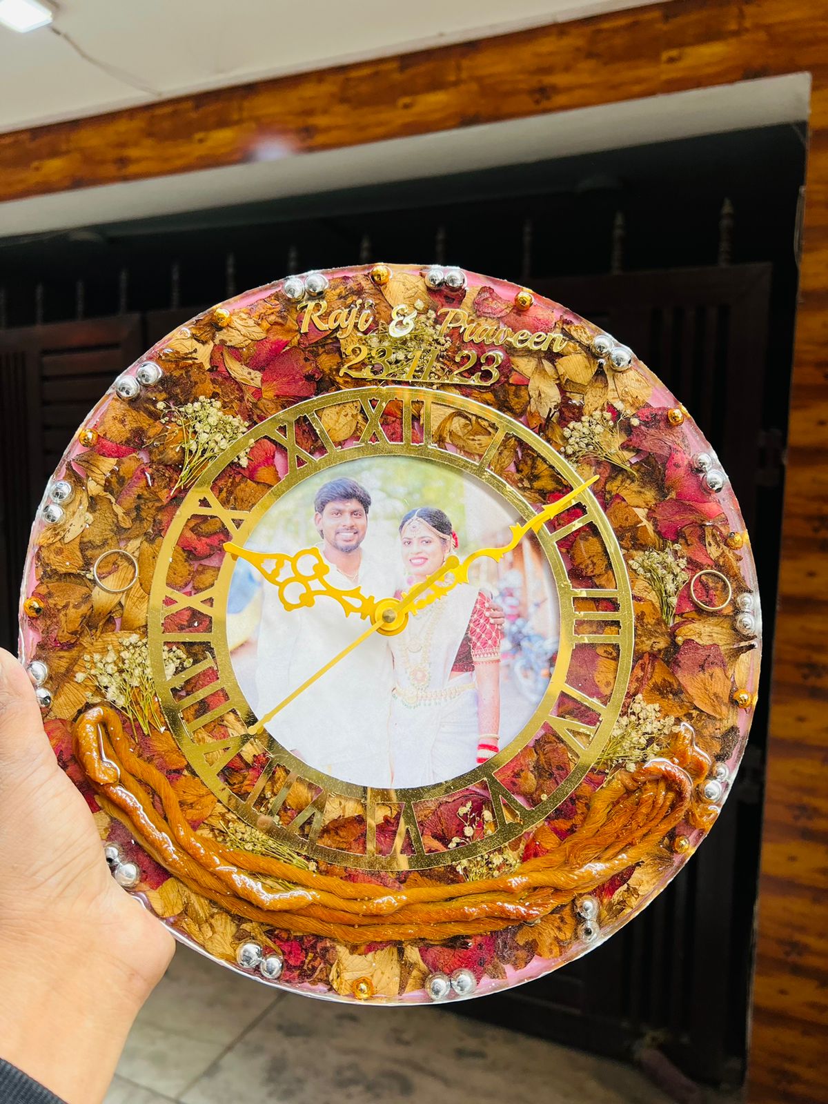 Customized Resin Photo Clock