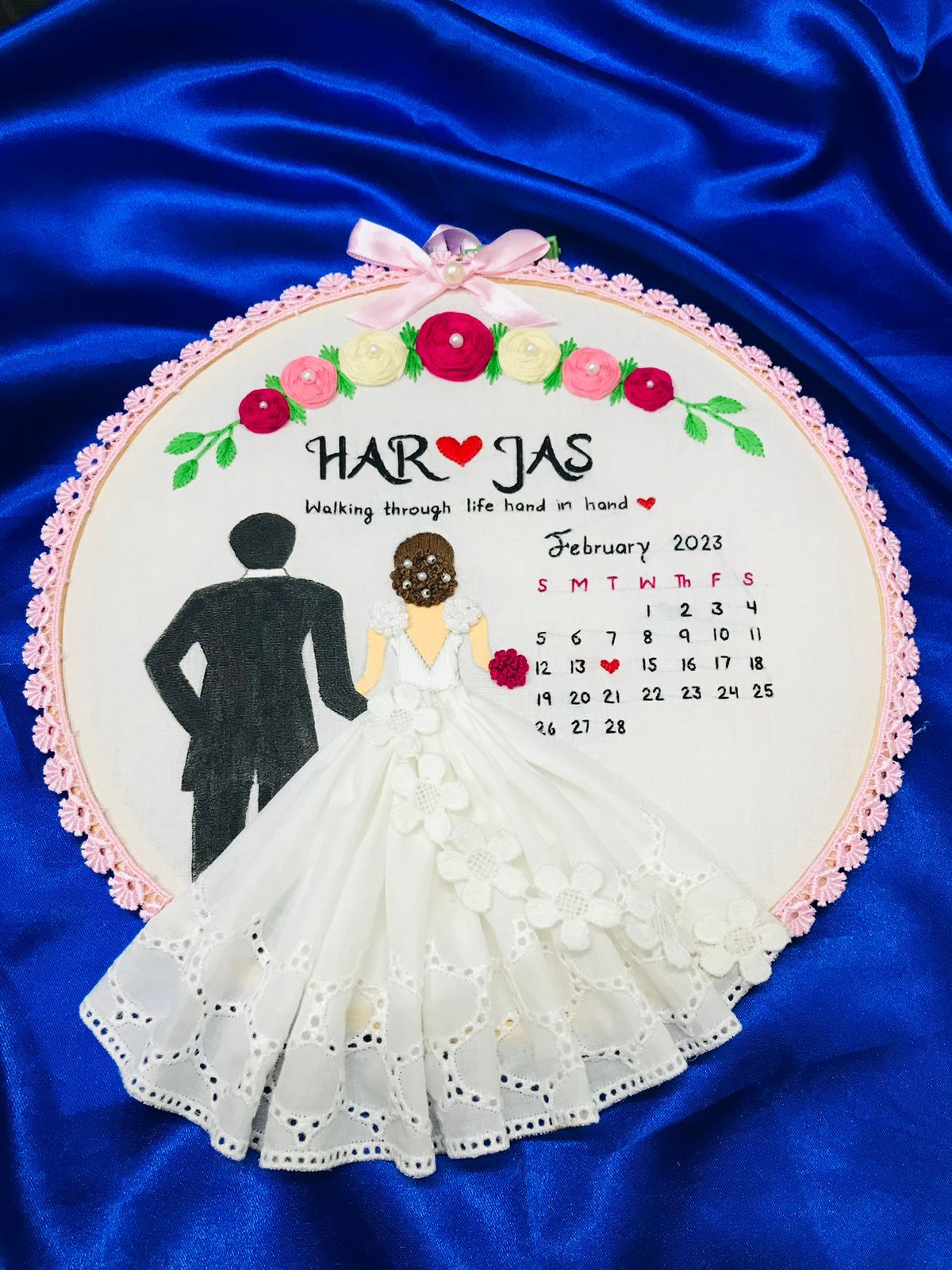 Customized Embroidery Hoop Art