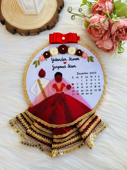 Customized Embroidery Hoop Art