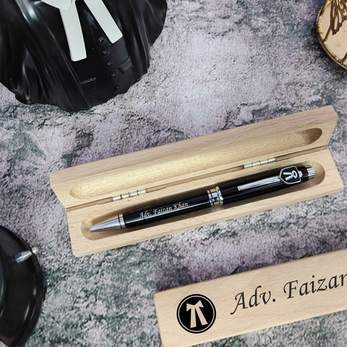 Customized Professional Metal Pen With Wooden Box