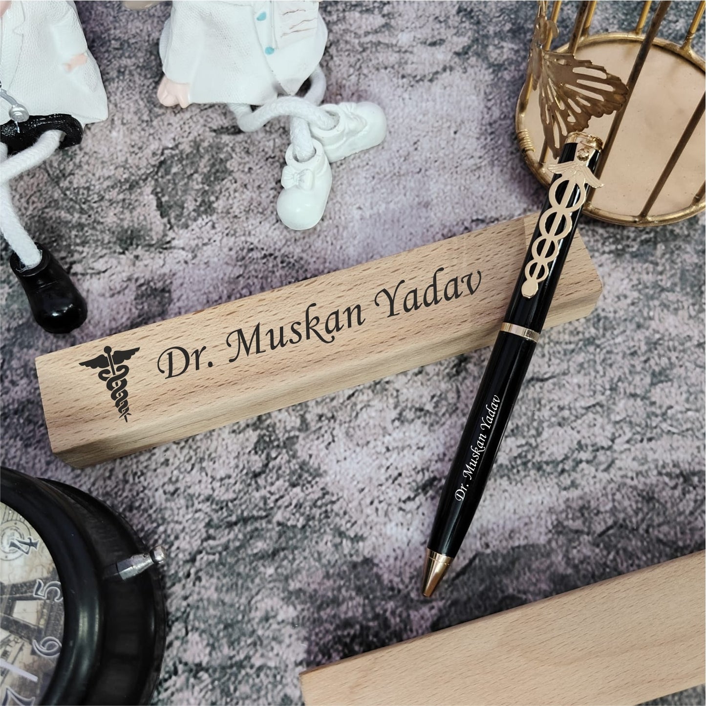 Customized Professional Metal Pen With Wooden Box