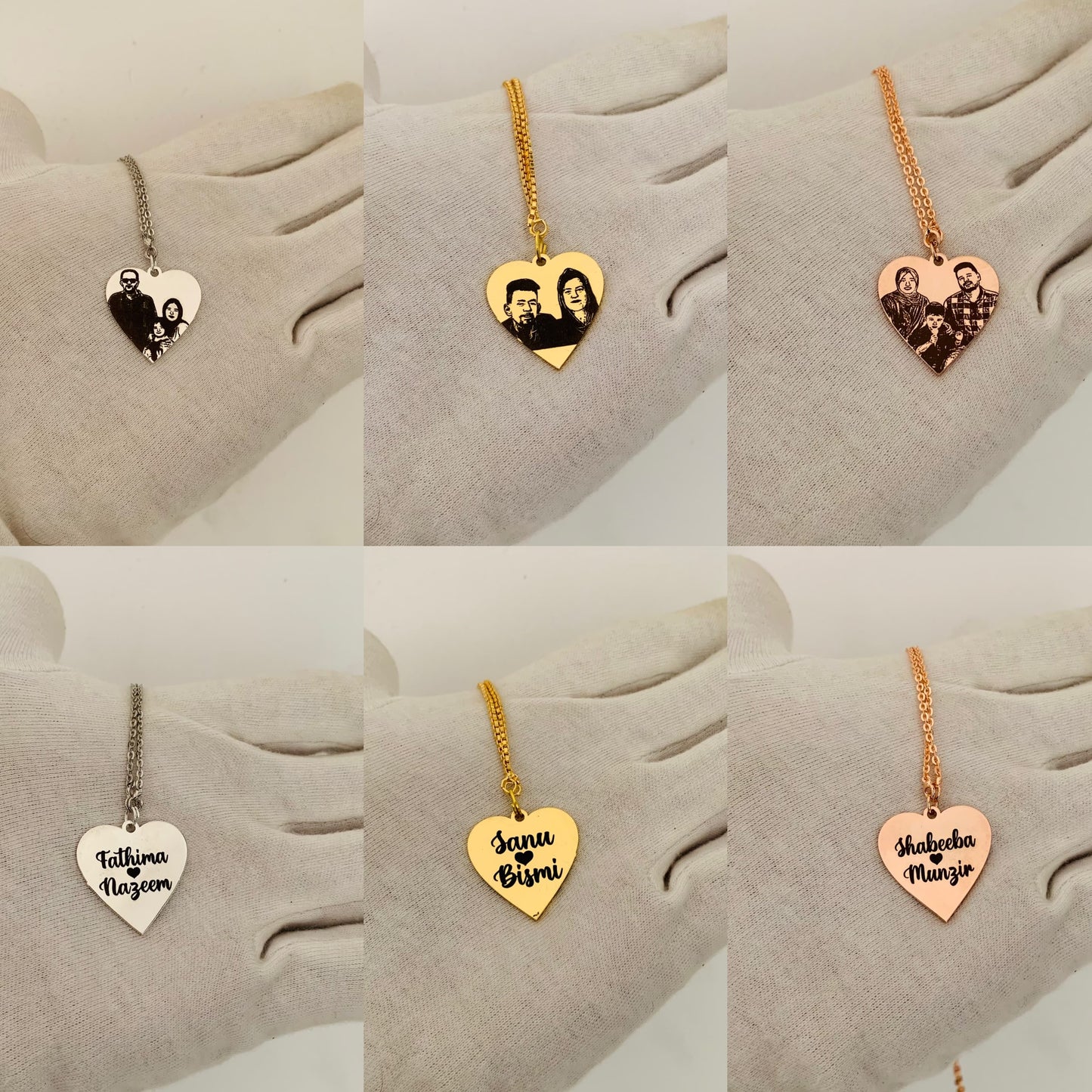 Customize Heart Shape Pendant