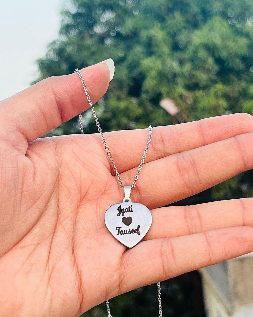 Customize Heart Shape Pendant – Gift Sugar