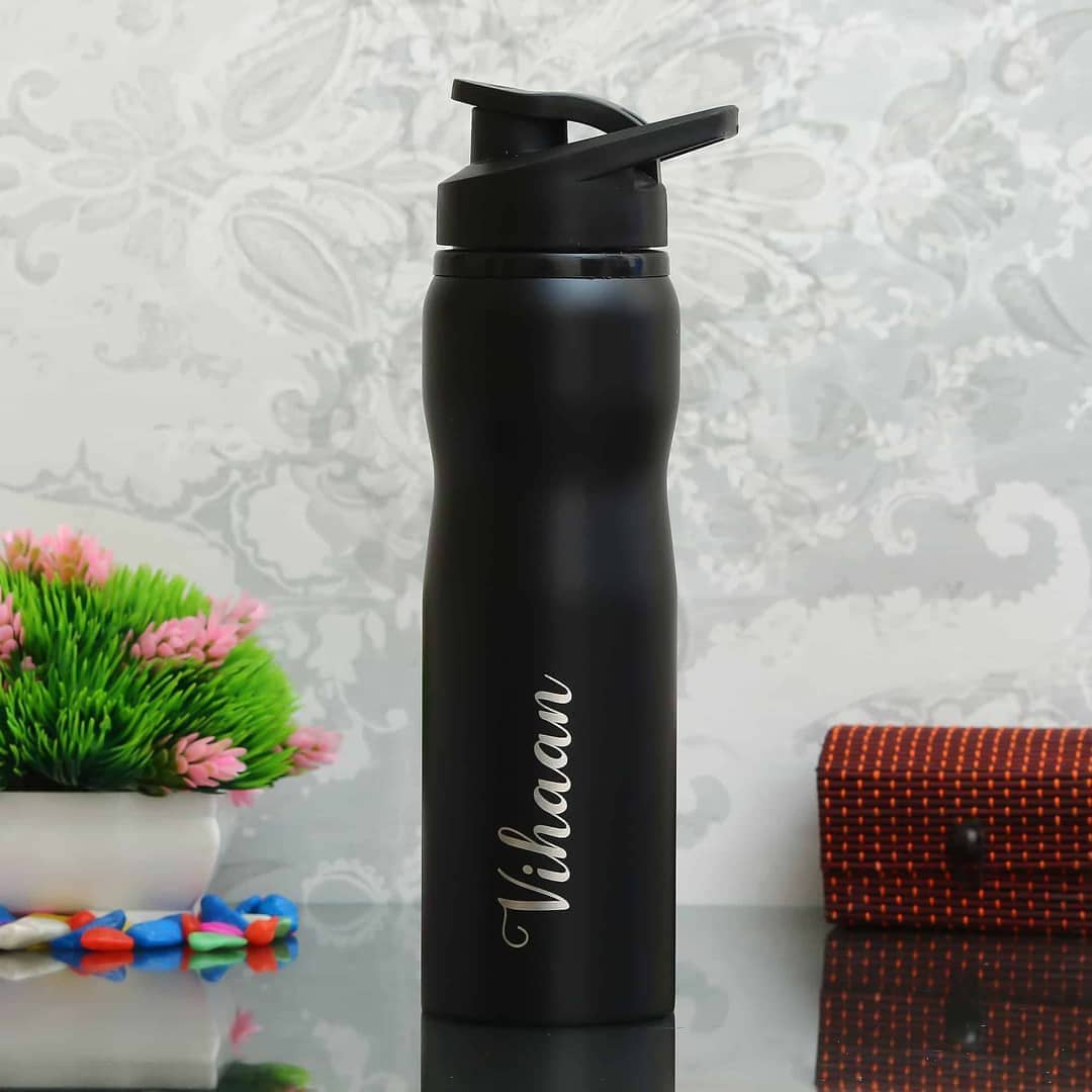 Customized Matt Steel Sipper Bottle