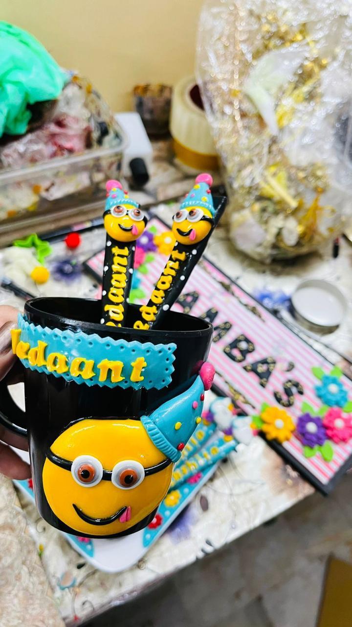 Customized Mug+cuttlery combo