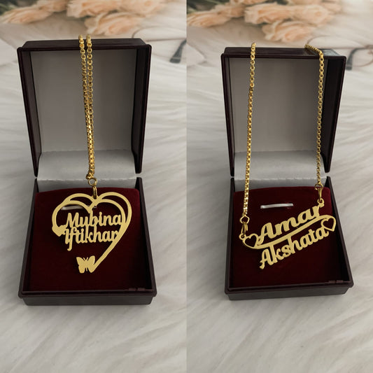 Customized Name Pendant with Chain