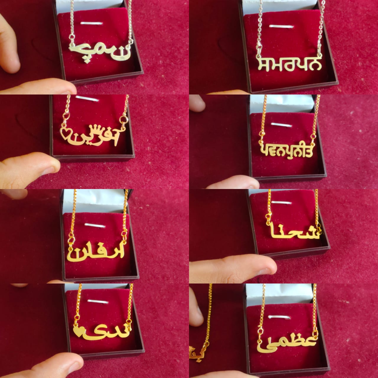 Customized Name Pendant with Chain