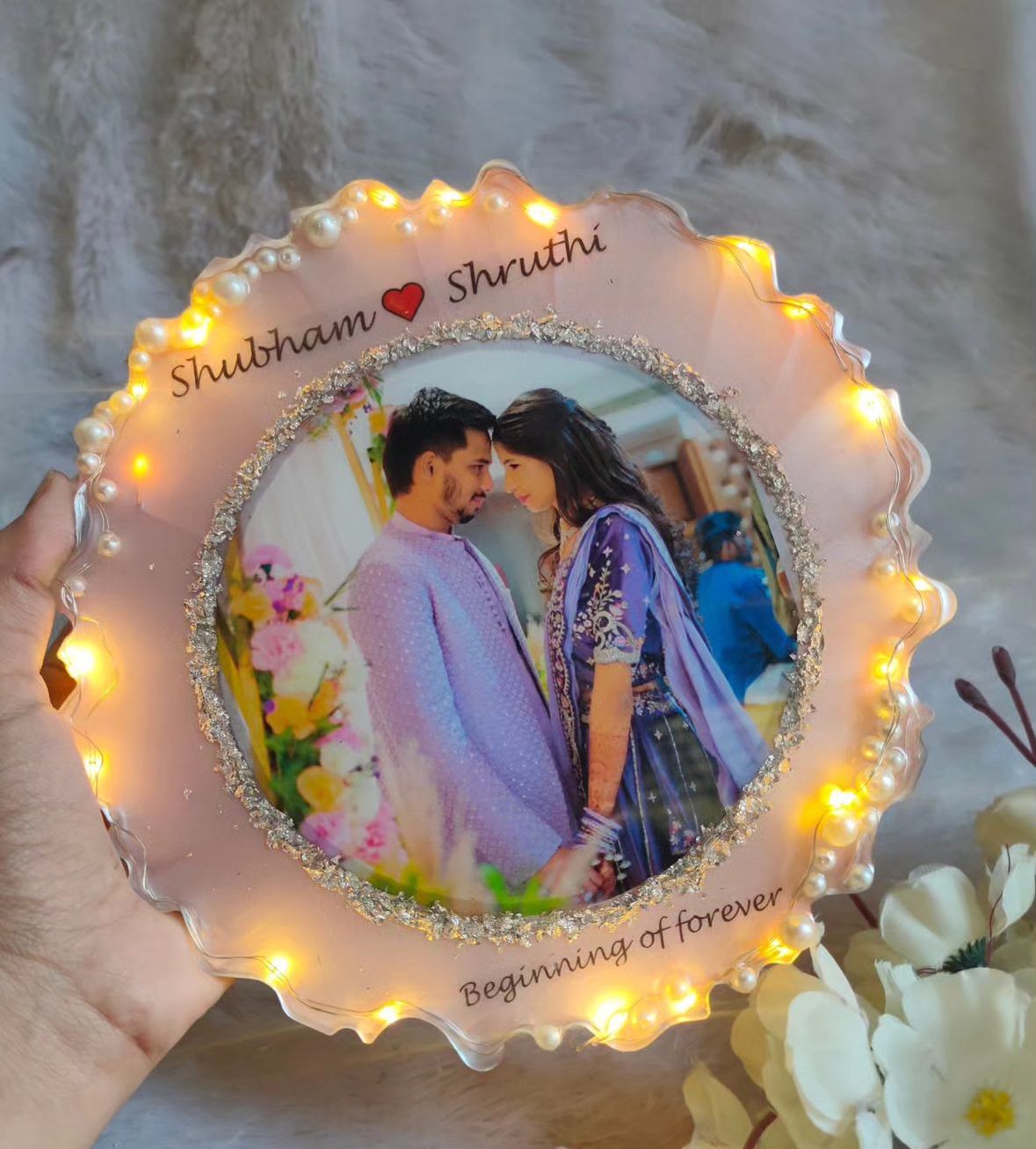 Resin Love story Frame