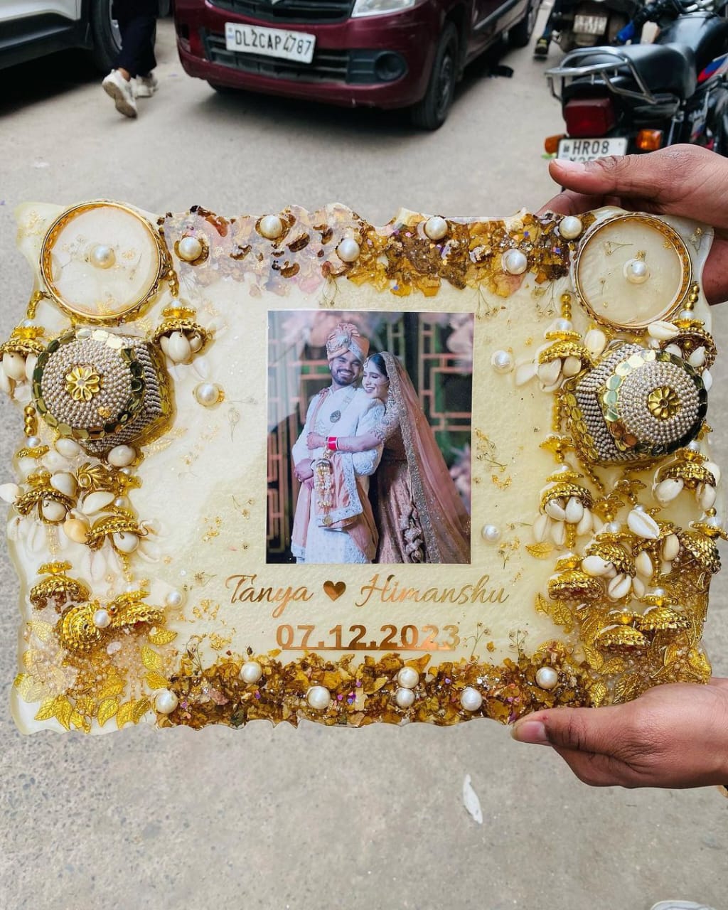 Customized Our Trending Varmala / Kaleera preservation Frame