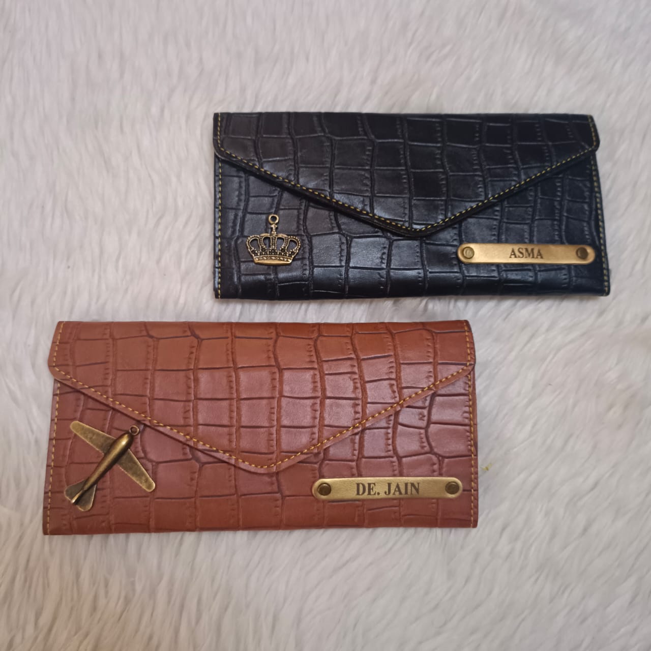 Personalized Ladies Clutch - Croc Series