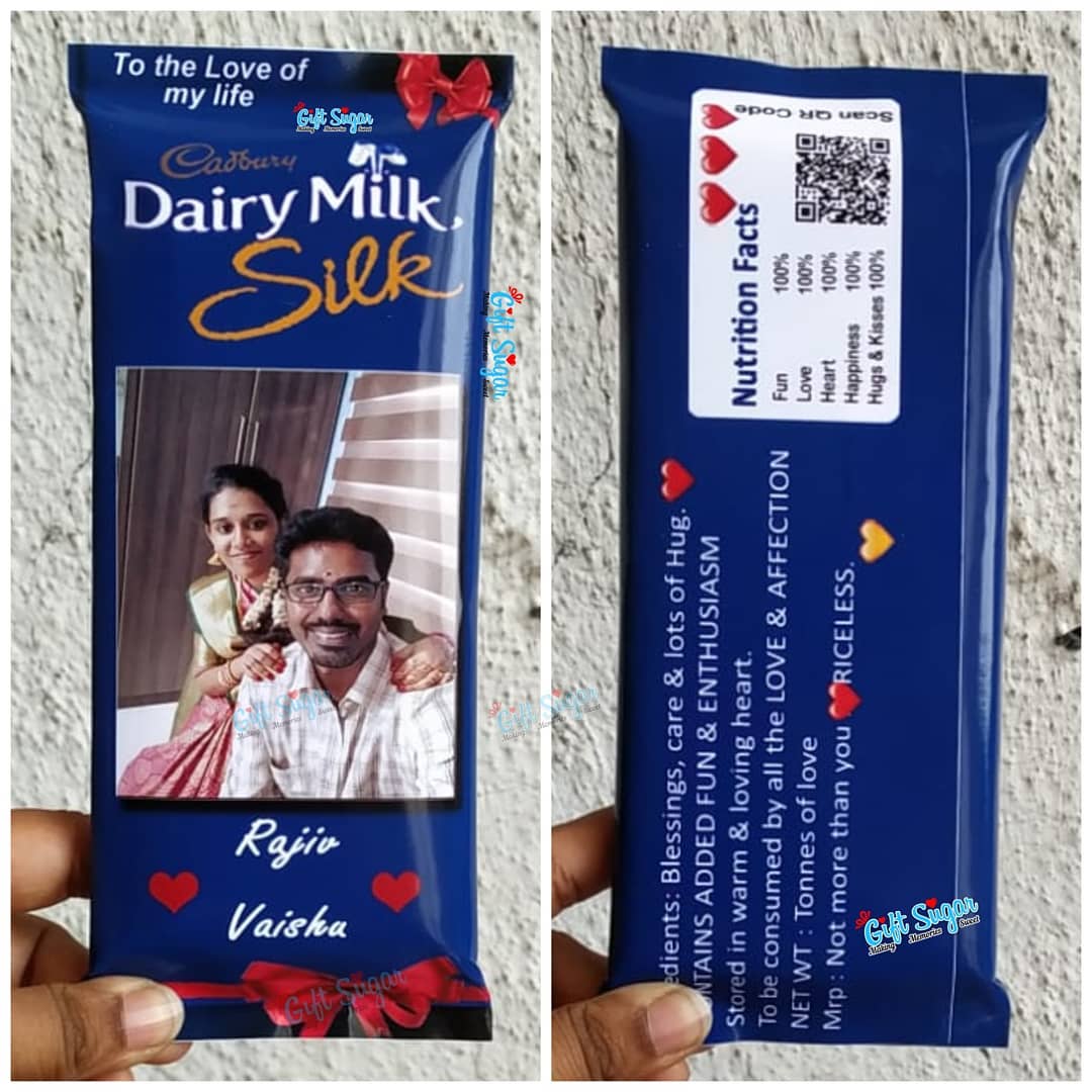 Customized Photo Dairy Milk Chocolate