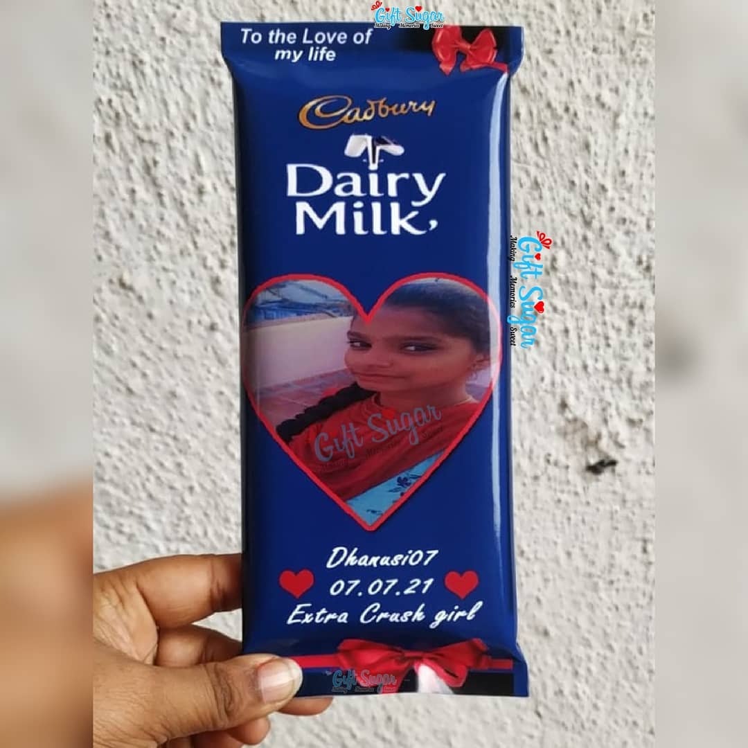 Customized Photo Dairy Milk Chocolate