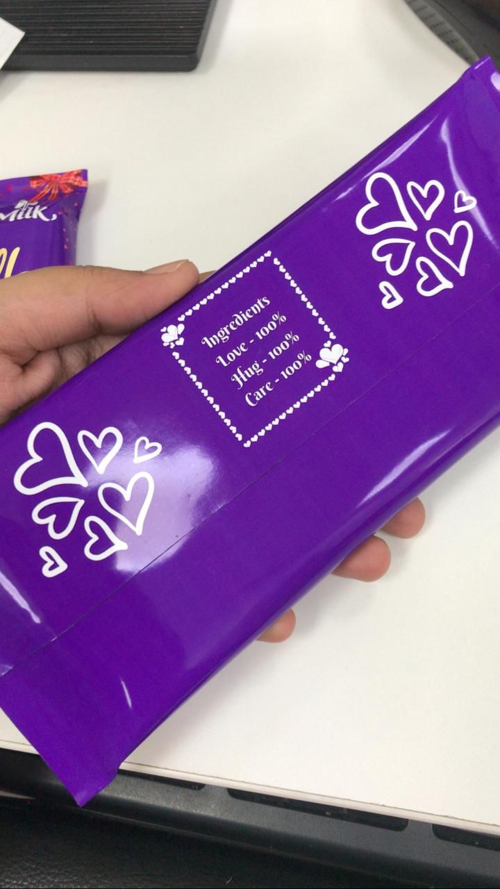 Customized Photo Dairy Milk Chocolate