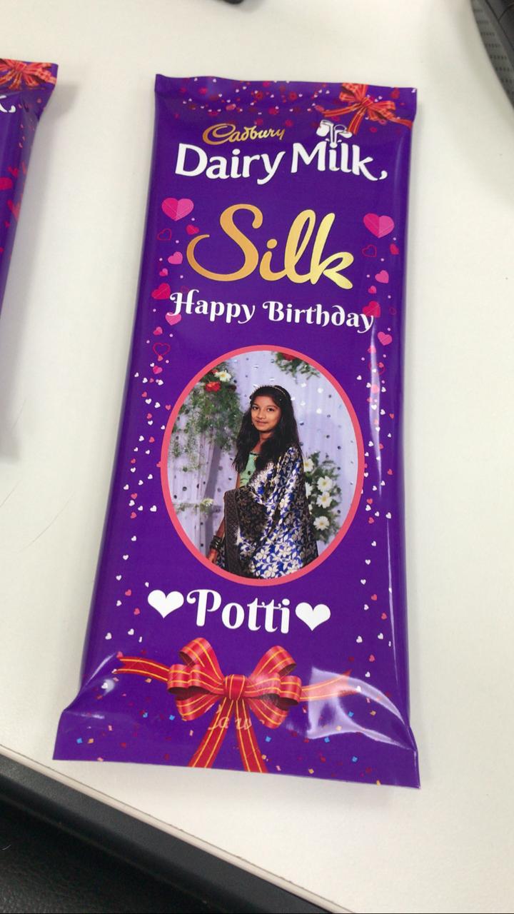 Customized Photo Dairy Milk Chocolate