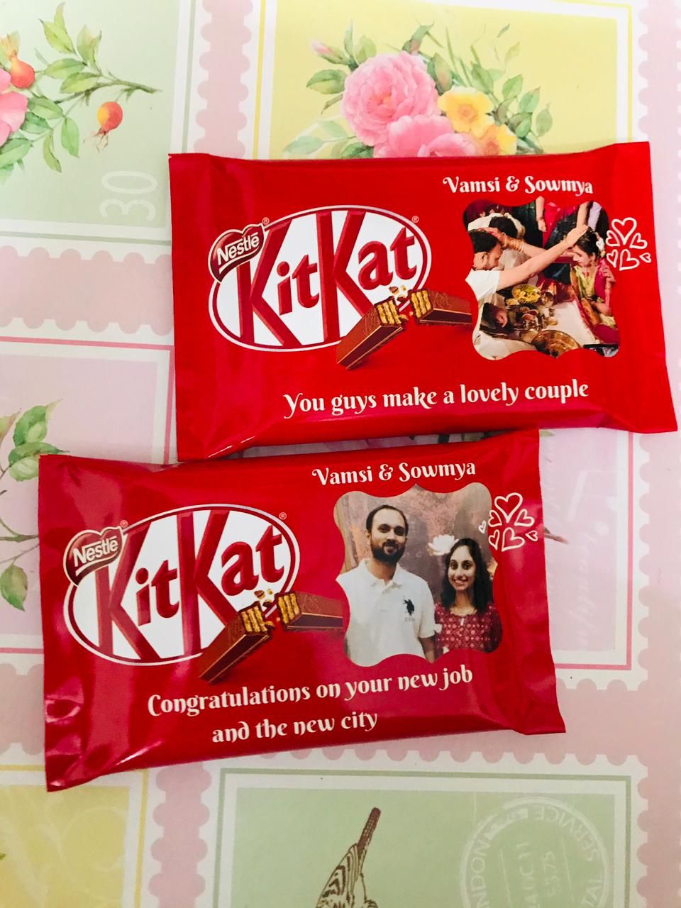 Customized Photo KitKat chocolate