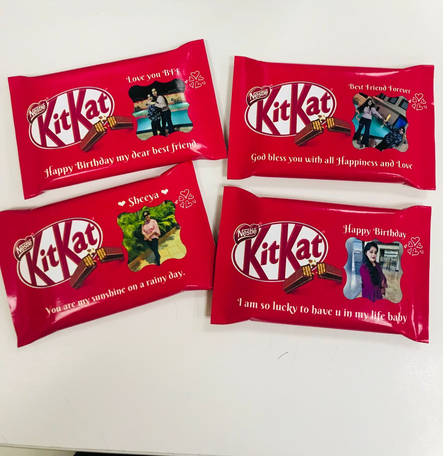 Customized Photo KitKat chocolate