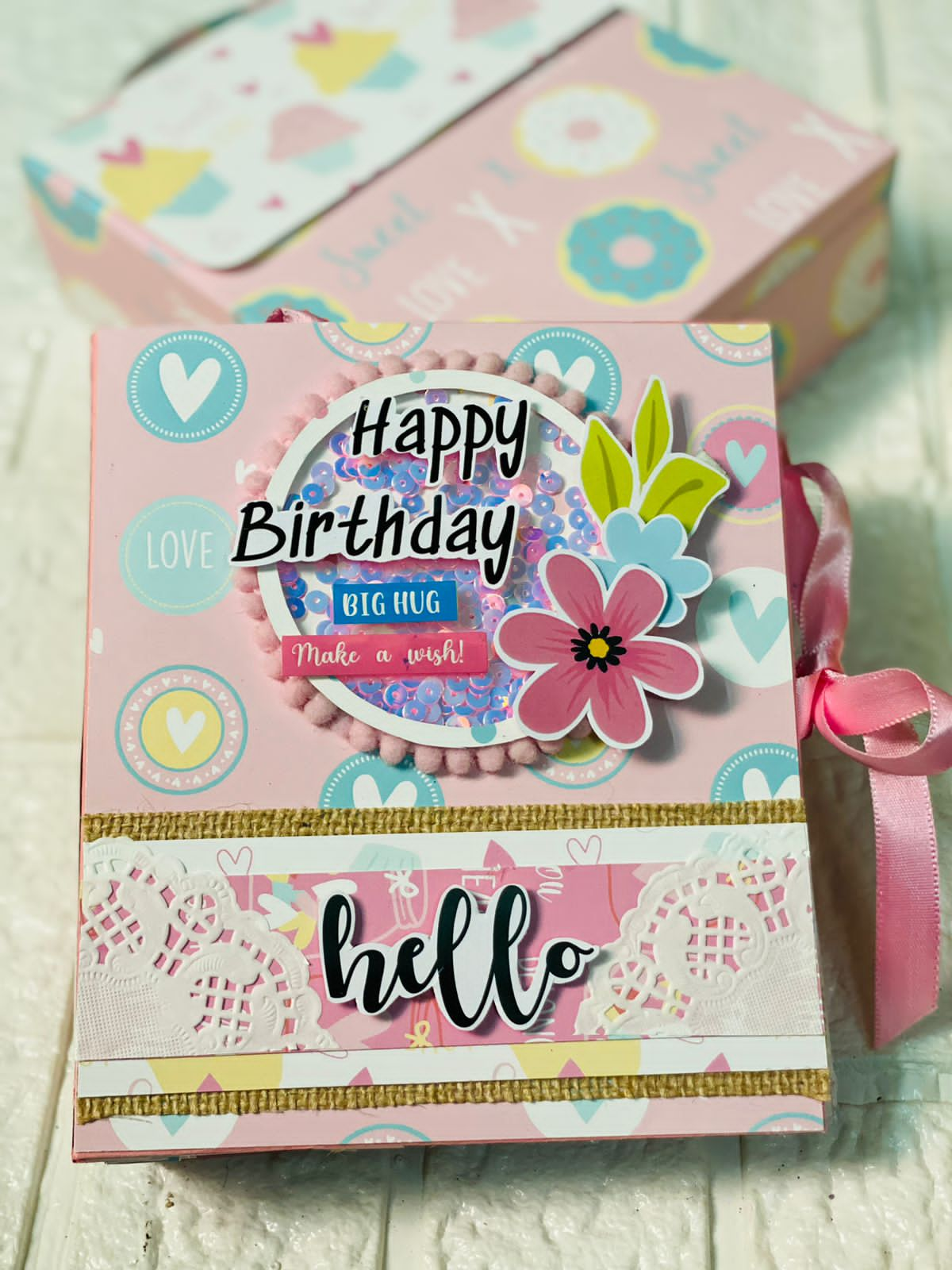 Customized Cutest Scrapbook for birthday