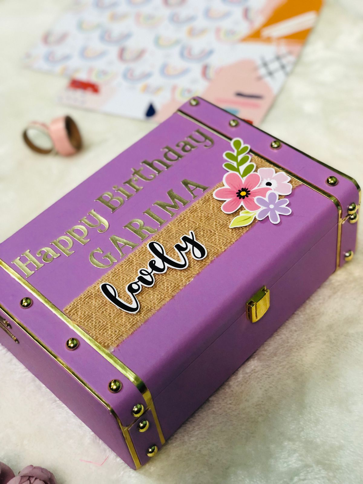 Customized Scrapbook Birthday Hamper