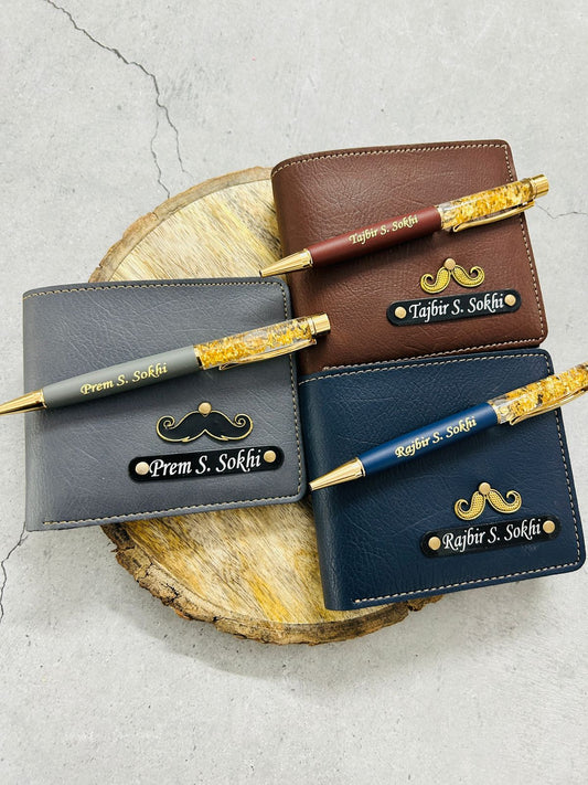 Personalized Wallet + Pen