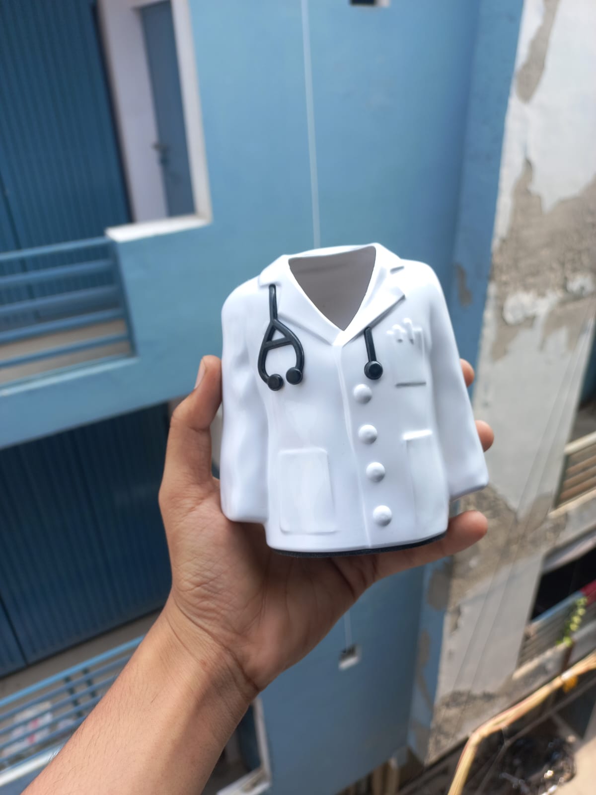 Customized Dr. Coat pen holder (With Box)