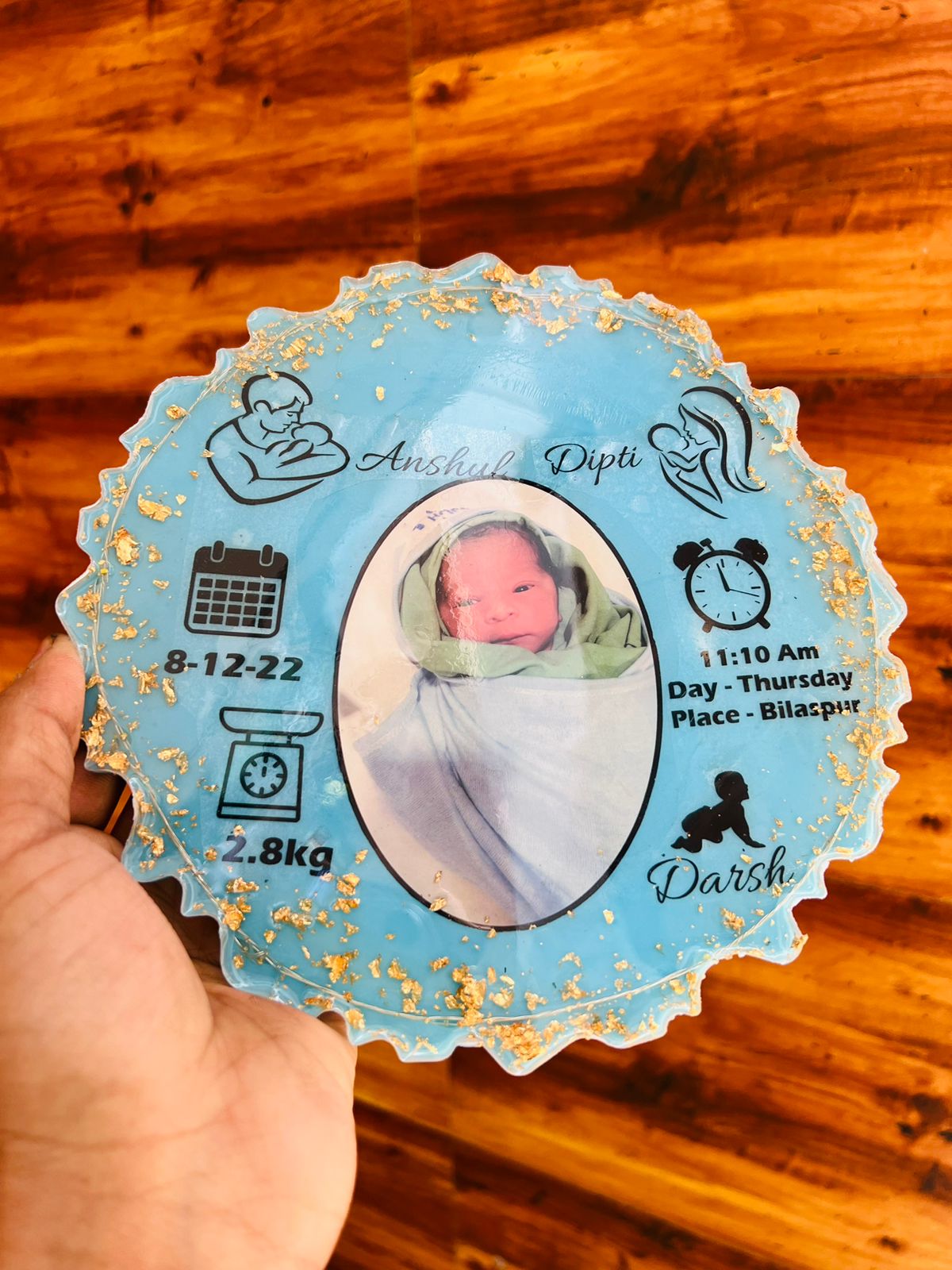 Resin Baby Preservation Frame