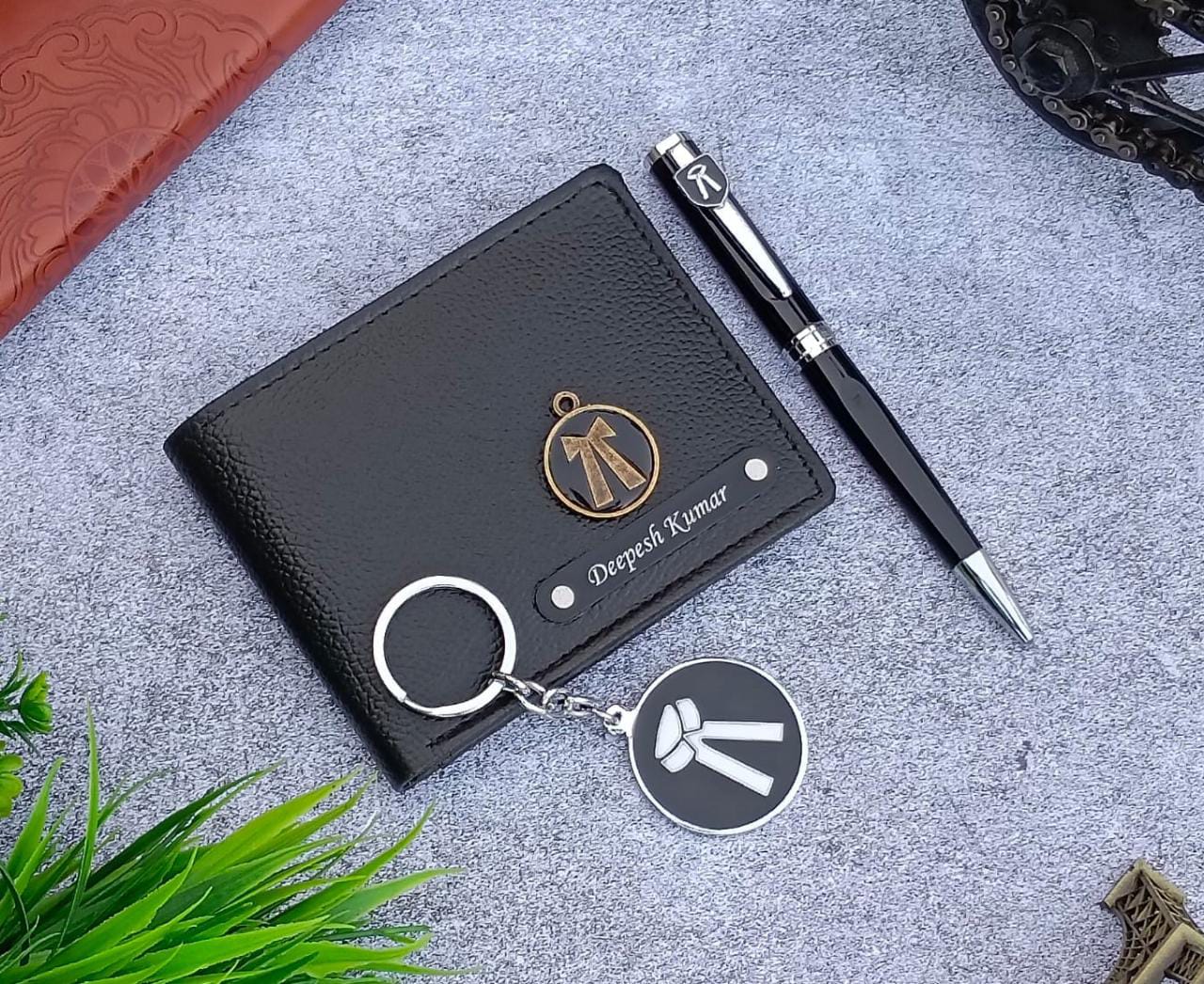 Customized Profession Wallet Pen Keychain Combo